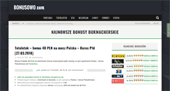 Desktop Screenshot of bonusowo.com