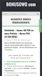 Mobile Screenshot of bonusowo.com